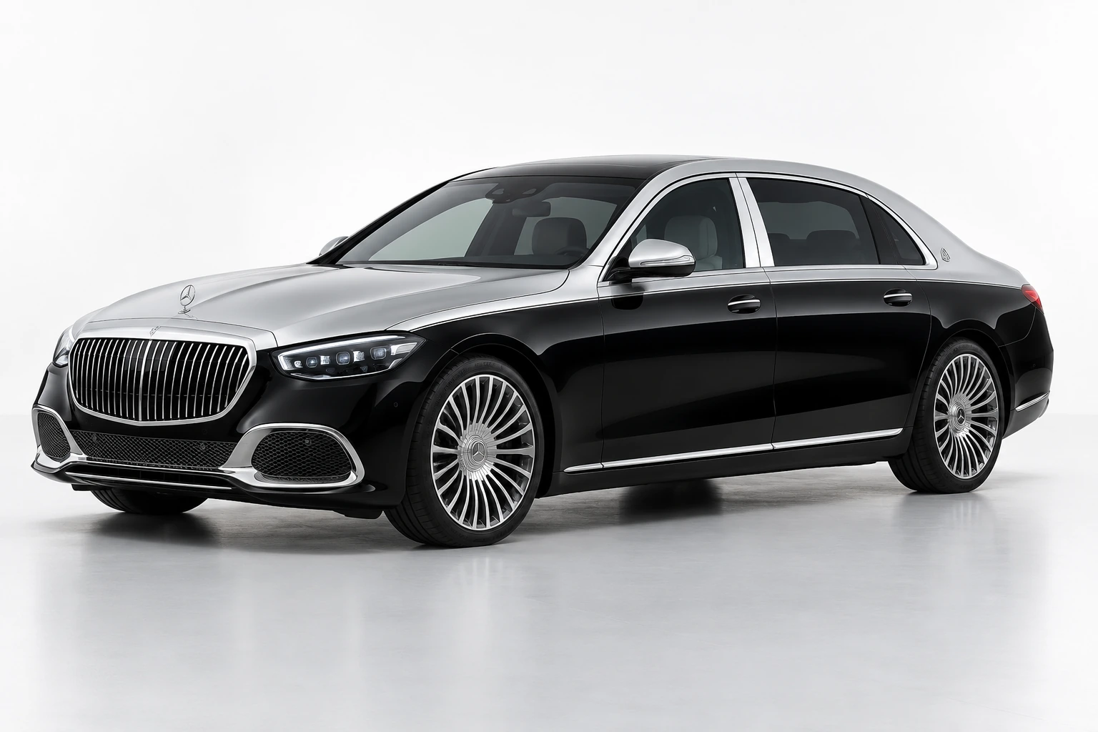Mercedes Maybach chauffeur vehicle illustration