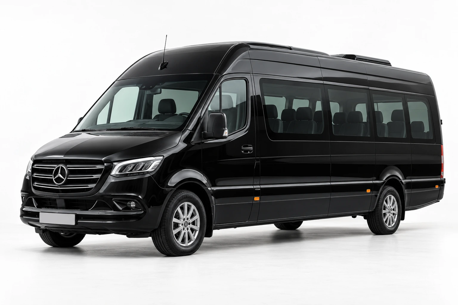 Mercedes Sprinter chauffeur vehicle illustration