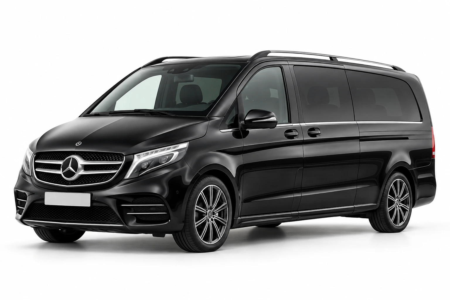 Mercedes V-Class chauffeur vehicle illustration